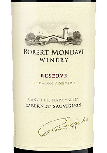 Mondavi Cabernet Sauvignon Napa Valley Reserve To Kalon Vineyard 