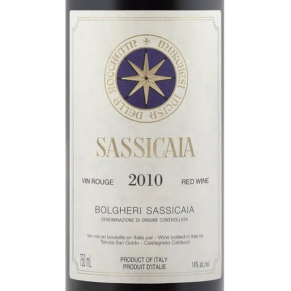 Tenuta San Guido Sassicaia 2010 - Woodland Hills Wine Company