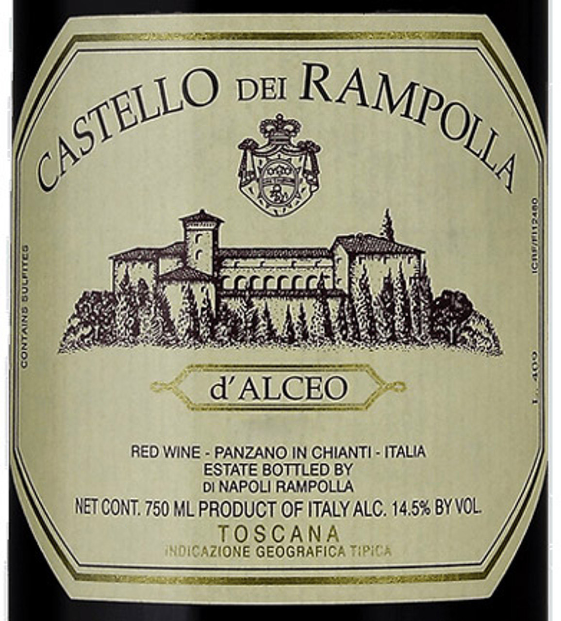 Castello dei Rampolla Toscana d'Alceo 2019 - Woodland Hills Wine