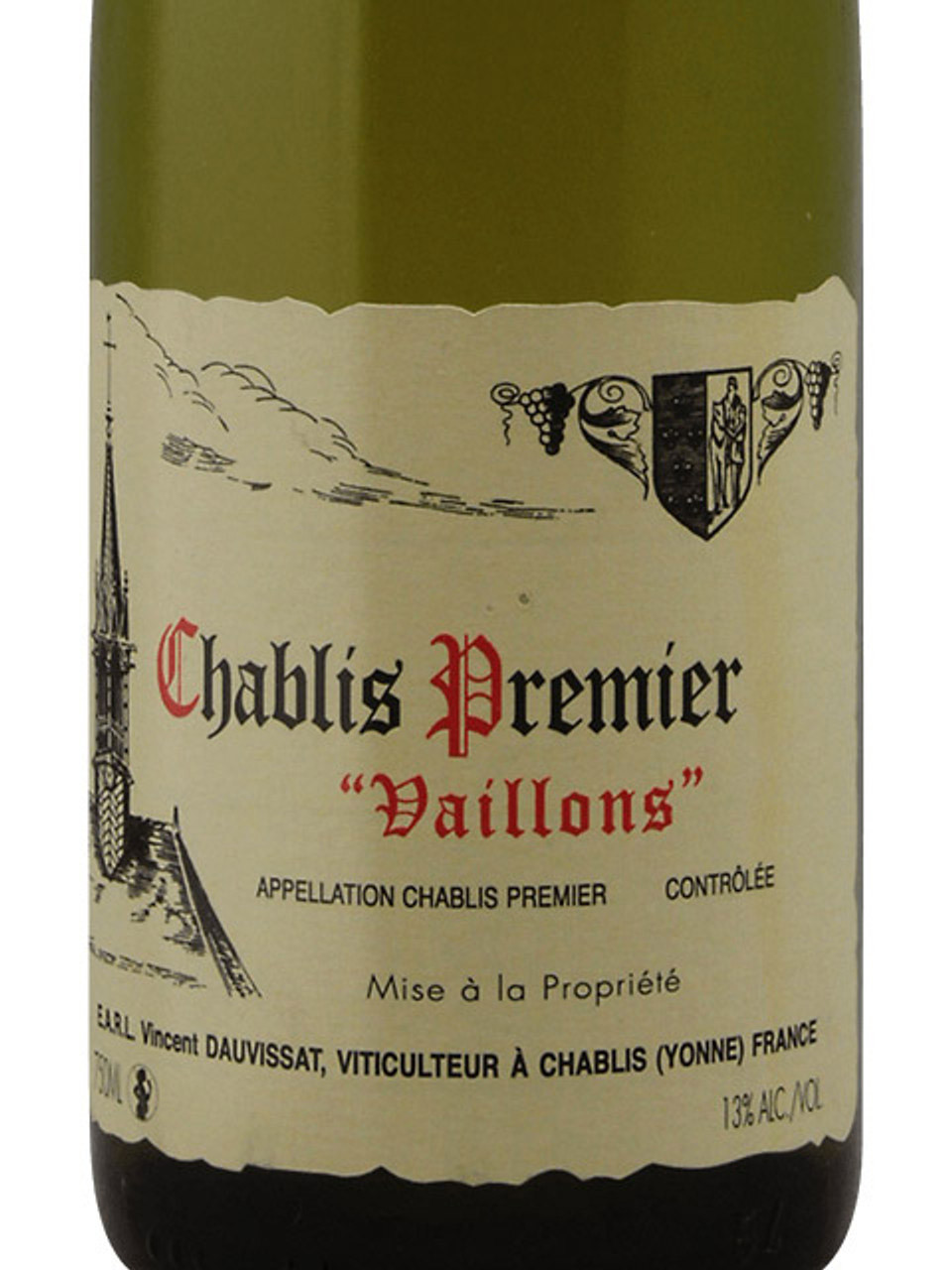 Dauvissat/Vincent Chablis 1er cru Vaillons 2022 - Woodland Hills