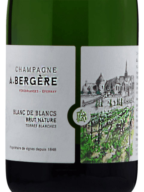 A. Bergère Blanc de Blancs Brut Nature Terres Blanches Champagne