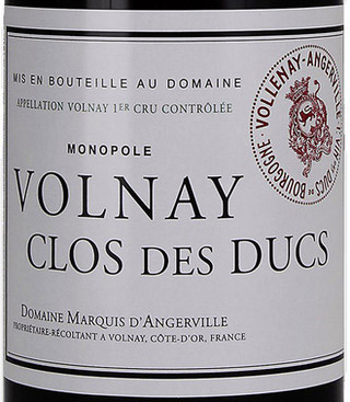 ☆ ヴォルネイ・クロ・デ・デュック ☆2019 ☆ Clos des Ducs