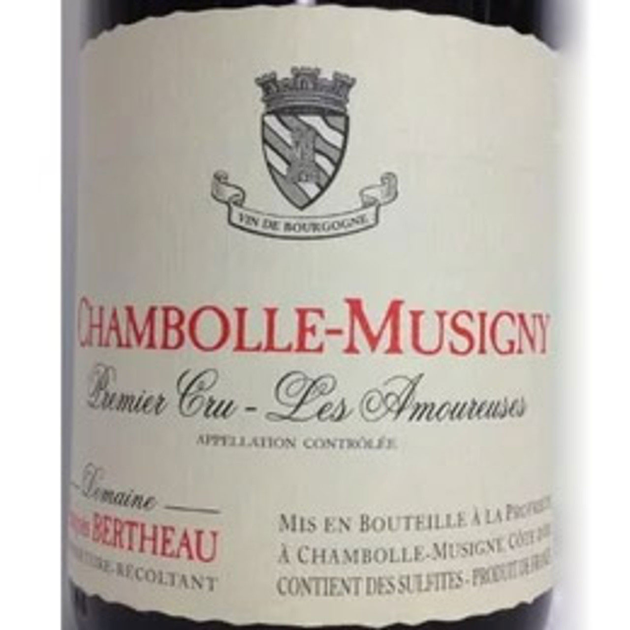 Bertheau/François Chambolle-Musigny 1er cru Les Amoureuses 2023