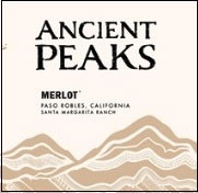 Ancient Peaks Paso Robles Merlot 2021 medium-full California Merlot with plush red fruit and oak notes