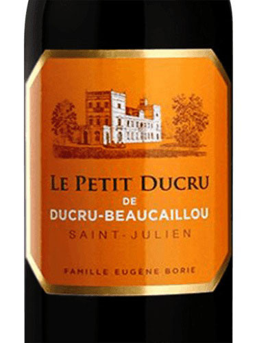 Ducru Beaucaillou Le Petit Ducru de Ducru-Beaucaillou St-Julien