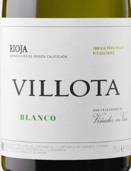 Villota Rioja Villota Blanco 2021 elegant Rioja white blend with pear, stone fruit, and subtle minerality.