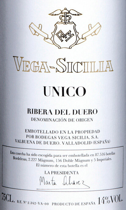 Vega Sicilia Único Ribera del Duero 2016 - Woodland Hills Wine Company