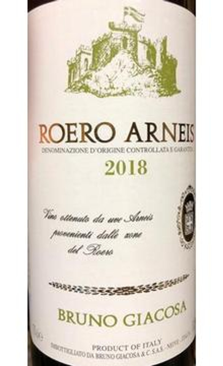 ROERO ARNEIS 2018 750ml BRUNO GIACOSA 白 Giacosa/Bruno Roero Arneis 2018 - Woodland Hills Wine Company
