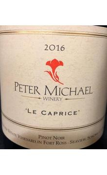 2016 Peter Michael 'Le Caprice' Pinot Noir, Sonoma Coast, USA