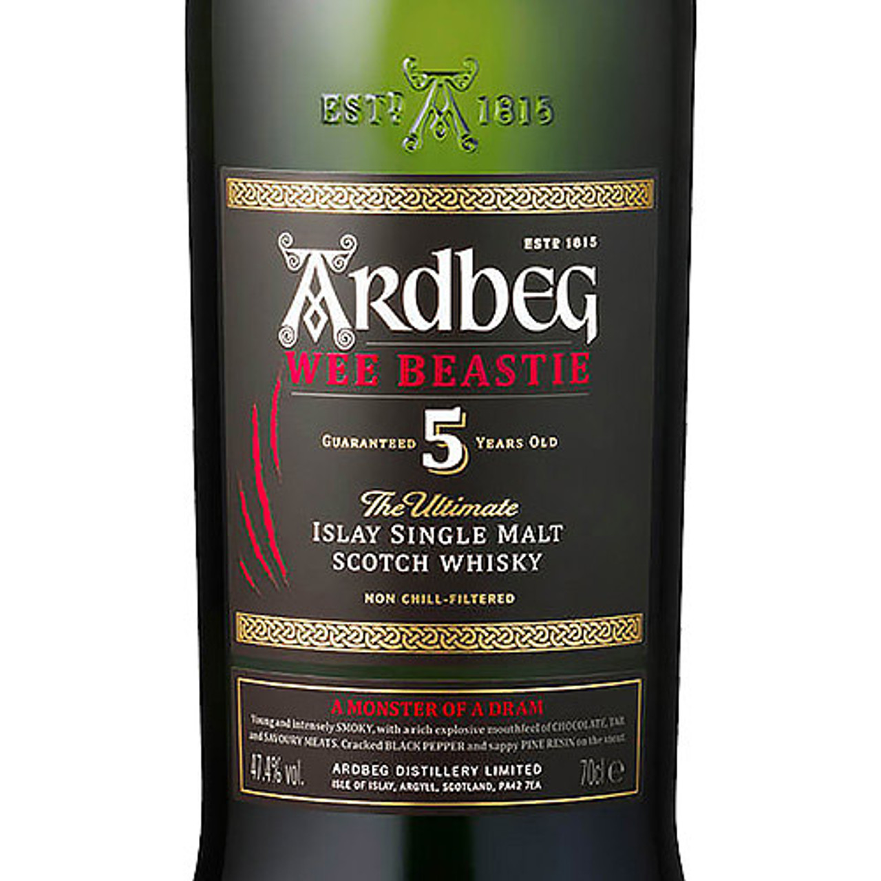 Ardbeg Wee Beastie 5年 700ml 2本セット Ardbeg Wee Beastie 5 Year Islay Single Malt Scotch Whisky