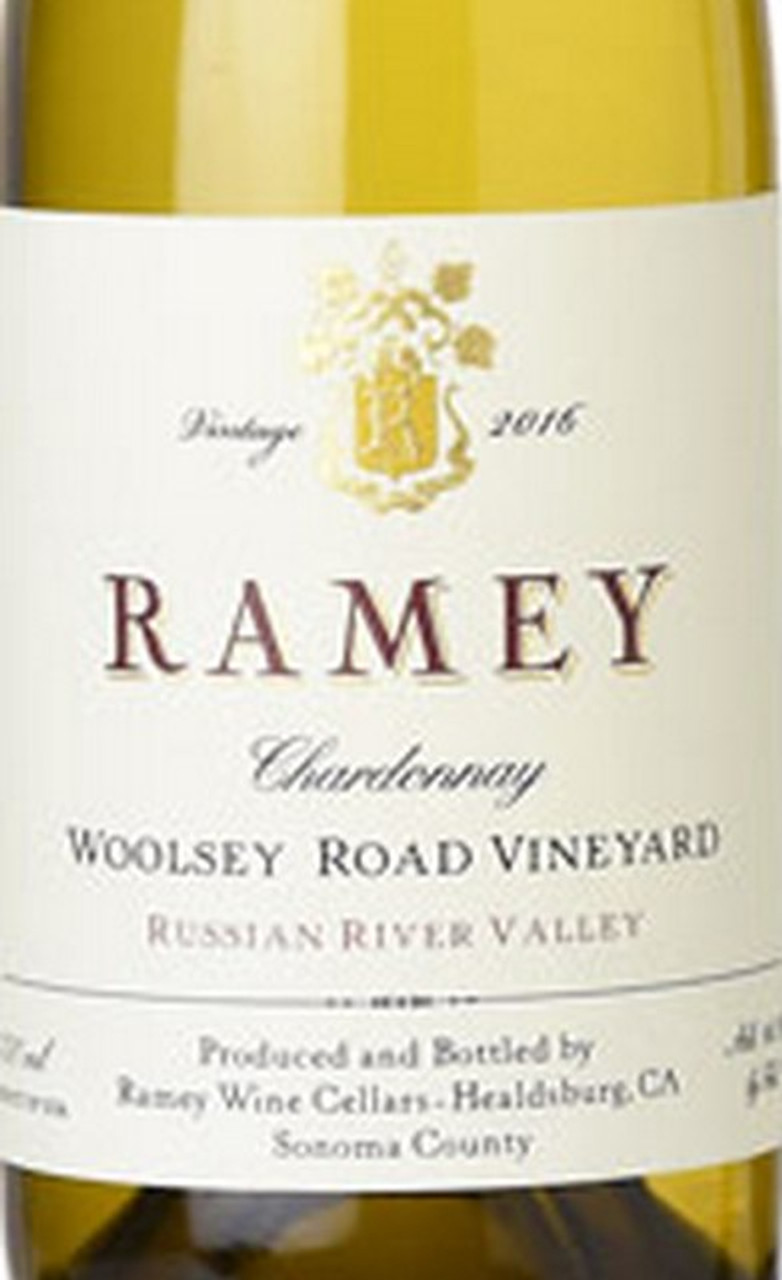 Ramey Chardonnay Russian River Valley Woolsey Road Vineyard 2017
