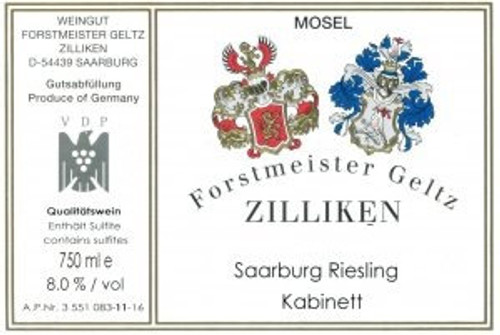 Zilliken Riesling Kabinett Saarburger Rausch 2017