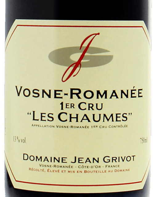 Grivot Vosne-Romanée 1er cru Les Chaumes 2017