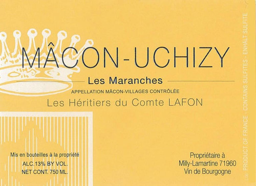 Héritiers du Comte Lafon Mâcon-Uchizy Les Maranches 2018