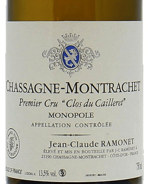 Ramonet Chassagne-Montrachet 1er cru Clos du Cailleret 2015