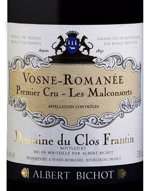 Clos Frantin (Bichot) Vosne-Romanée 1er cru Malconsorts 2018 Clos Frantin (Bichot) Vosne-Romanée 1er cru Malconsorts 2018
