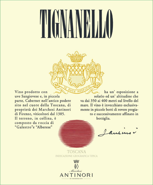 Antinori Tignanello 2017