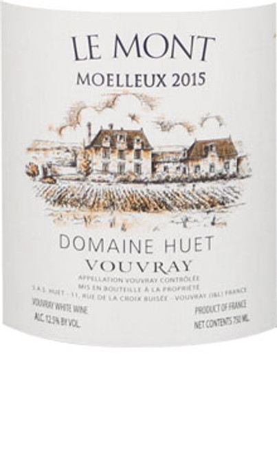 Huët Vouvray Le Mont Moelleux 2015