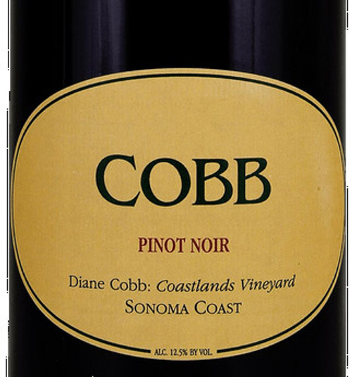 Cobb Pinot Noir Sonoma Coast Diane Cobb Coastland Vineyard 2017