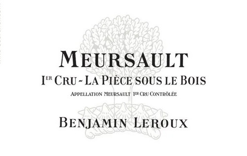 Leroux/Benjamin Meursault 1er cru La Pièce sous le Bois 2018