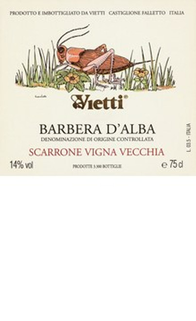 Vietti Barbera d'Alba Vigna Scarrone 2017