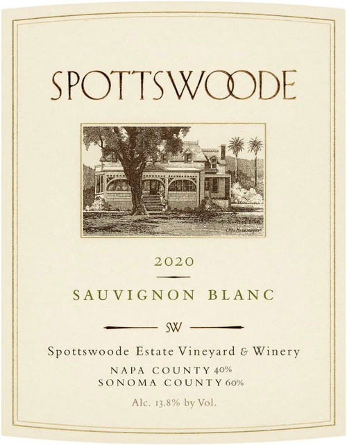 Spottswoode Sauvignon Blanc Napa-Sonoma Counties 2020