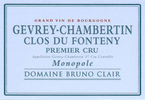 Clair/Bruno Gevrey-Chambertin 1er cru Clos du Fonteny 2019