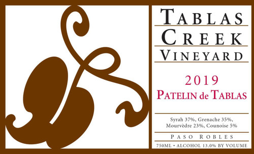 Tablas Creek Patelin de Tablas Rouge Paso Robles 2019