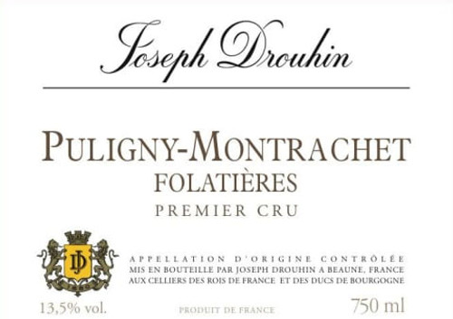 Drouhin/Joseph Puligny-Montrachet 1er cru Folatières 2019