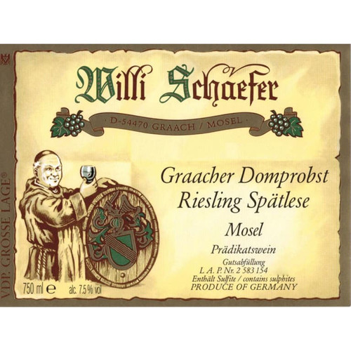 Schaefer/Willi Riesling Spätlese Graacher Domprobst #10 2017