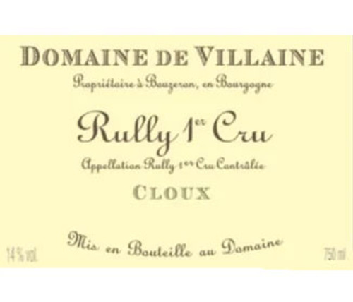 A. & P. de Villaine Rully Blanc 1er cru Cloux 2018