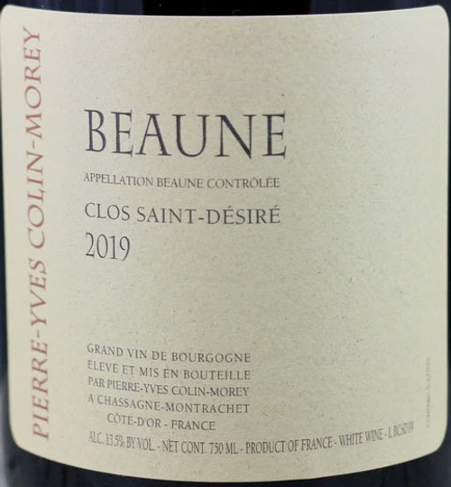 Colin-Morey/Pierre-Yves Beaune Clos St.-Désiré Blanc 2019