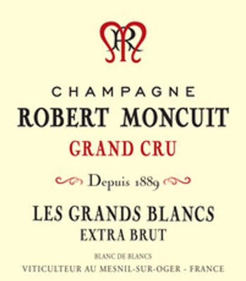 Moncuit/Robert Extra Brut Champagne BdB Les Grands Blancs NV