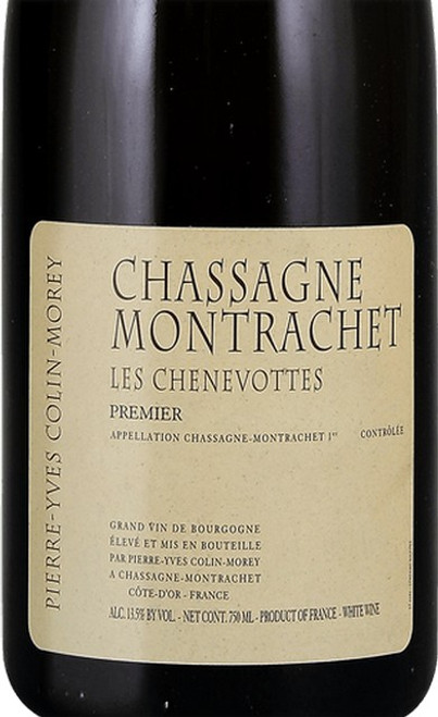 Colin-Morey/Pierre-Yves Chassagne-Montrachet 1er cru Chenevottes 2018