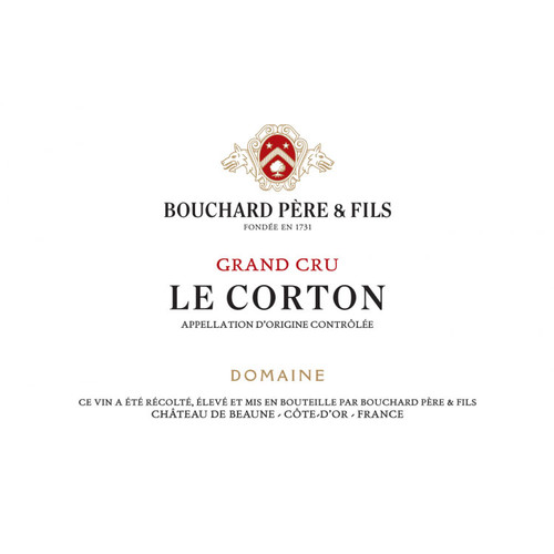 Bouchard Le Corton Grand Cru 2019