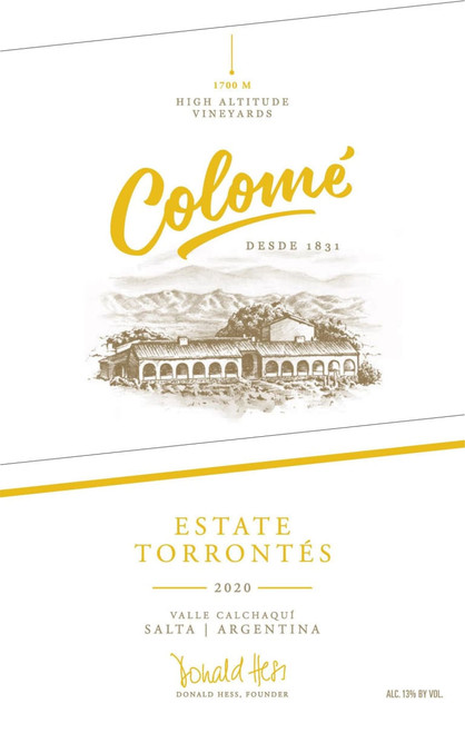 Colomé Torrontés Calchaquí Valley 2020