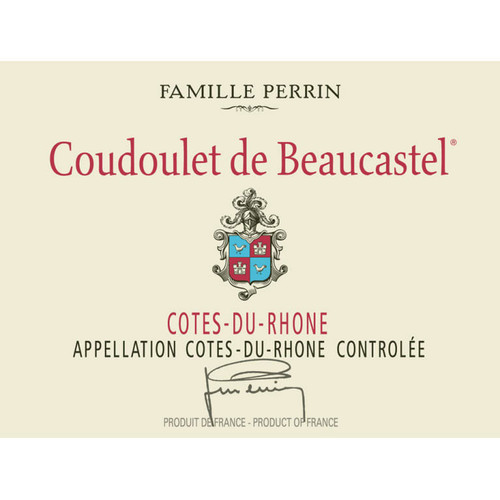Beaucastel Côtes-du-Rhône Coudoulet de Beaucastel 2012