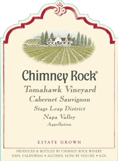 Chimney Rock Cabernet Sauvignon Stags Leap District Tomahawk Vyd 2012