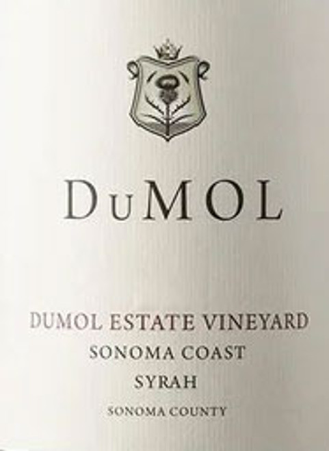 DuMol Syrah Sonoma Coast DuMol Estate Vineyard 2018