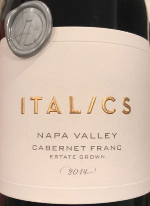 Italics Cabernet Franc Napa Valley Estate 2014