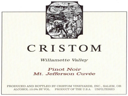 Cristom Pinot Noir Willamette Valley Mt Jefferson Cuvée 2019 1.5L