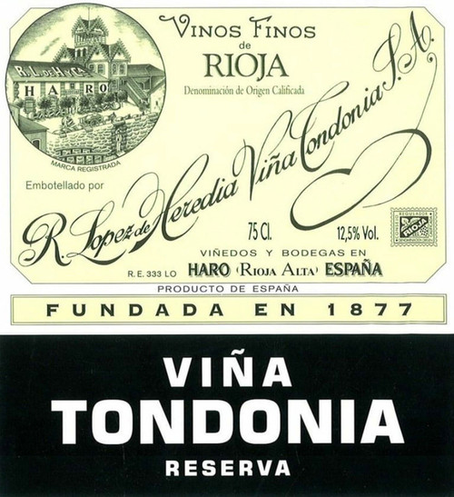 López de Heredia Rioja Viña Tondonia Reserva 2010