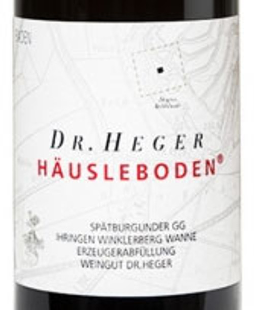 Dr. Heger Spätburgunder Winklerberg Häusleboden GG 2017