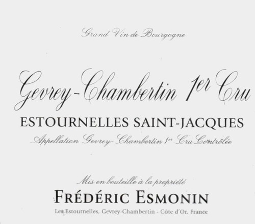 Esmonin/Fréd Gevrey-Chambertin 1er cru Estournelles St.-Jacques 2019 1.5L