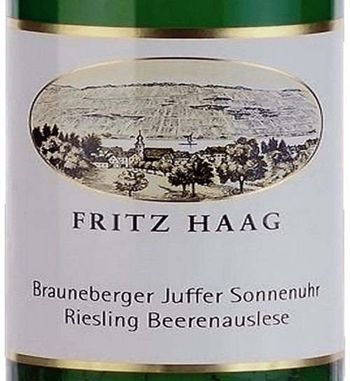 Haag/Fritz Riesling Beerenauslese Brauneberger Juffer-Sonnenuhr 2017 375ml