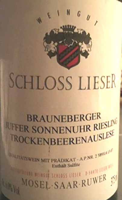 Schloss Lieser Riesling TBA Brauneberger Juffer-Sonnenuhr 2018 375ml