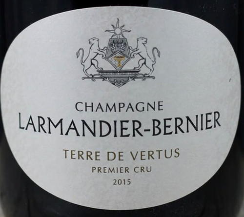 Larmandier-Bernier Brut Nature BdB Champagne Terre de Vertus 2015