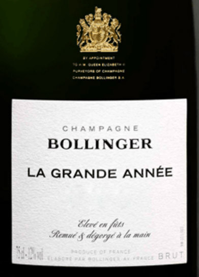 Bollinger Brut Champagne La Grande Année 2014 - Woodland Hills