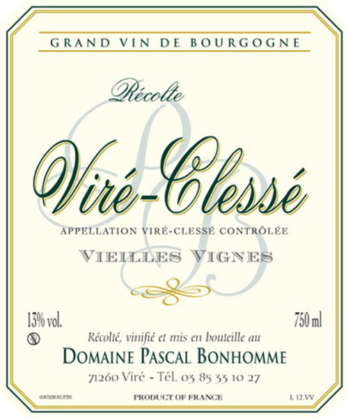 Bonhomme/Pascal Viré-Clessé Vieilles Vignes 2019