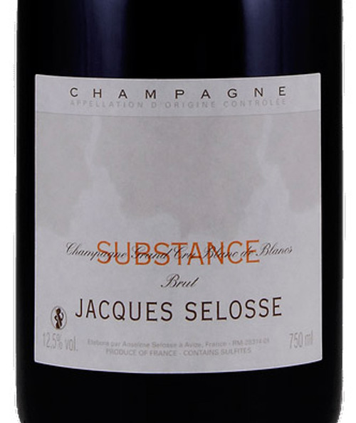 Selosse Brut Blanc de Blancs Champagne Substance NV